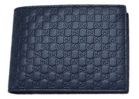 gucci signature bifold wallet|Gucci bifold wallet microguccissima.